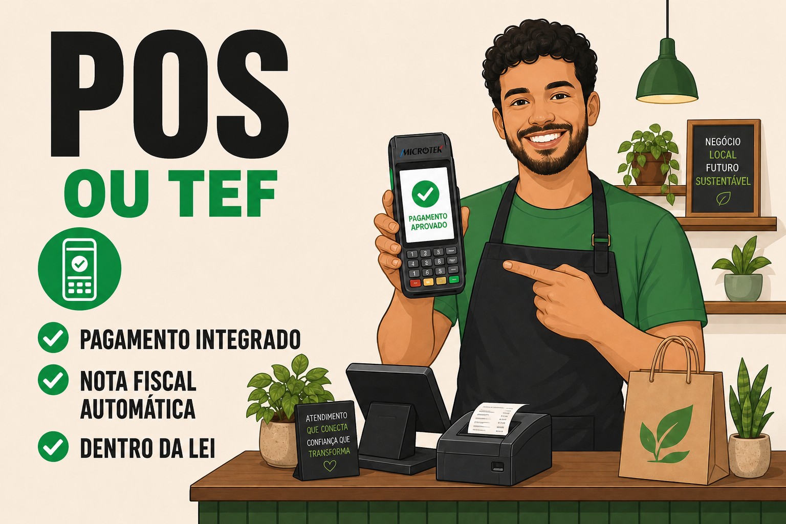 POS ou TEF? O que a nova regra da Sefaz-GO (IN 1608/2025) exige das empresas